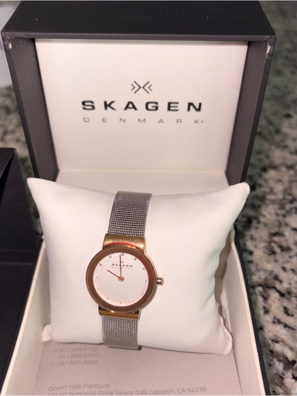 Skagen Men’s Silver Mesh Milanese Watch Bracelet